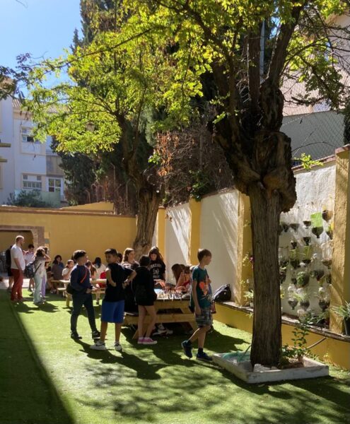 Alumnos en el Aula D`Jaque